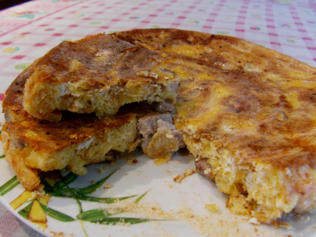 Tortino patate e prosciutto