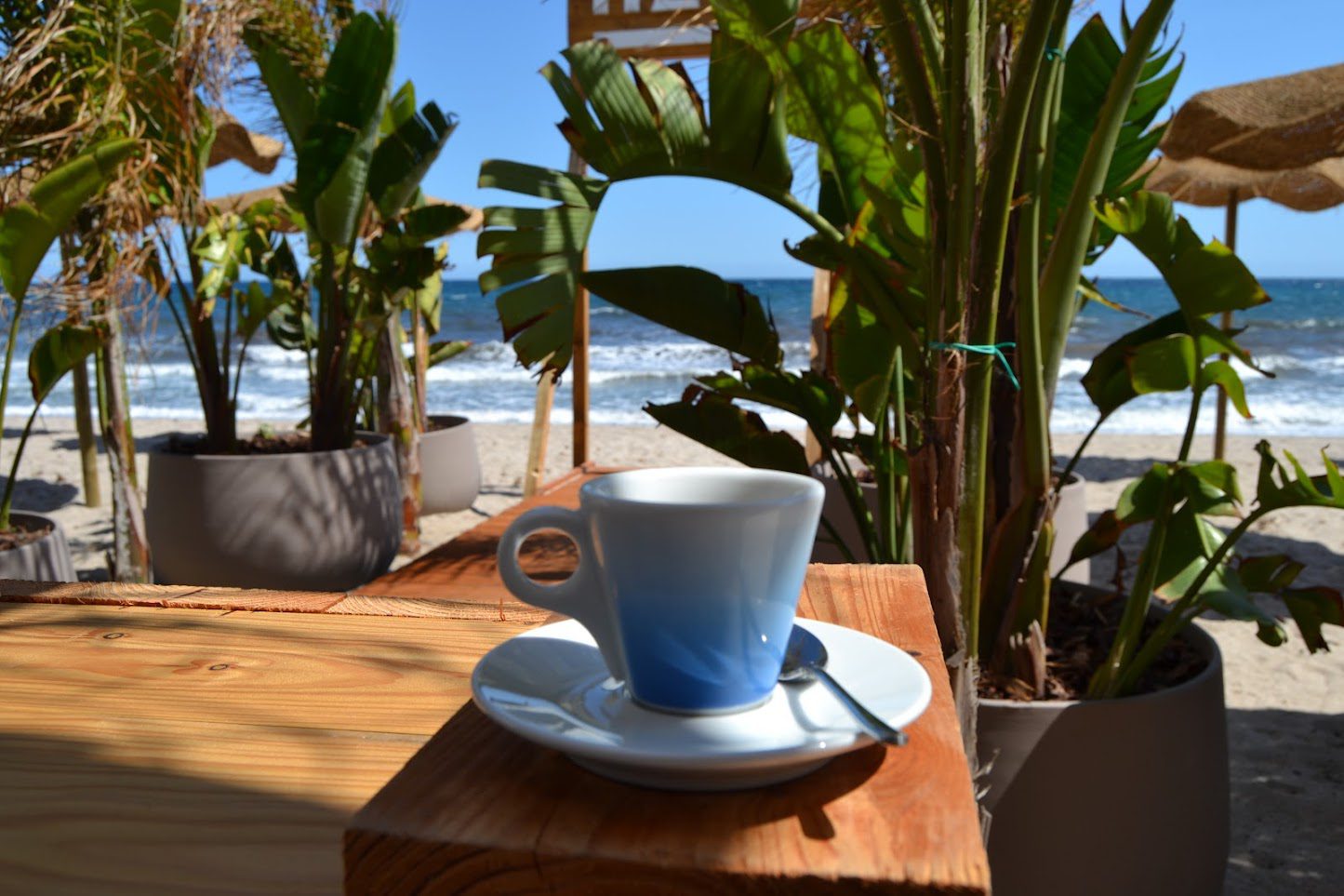 caffè in spiaggia